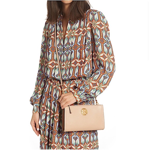 Tory Burch Bags Tory Burch Carson Zip Top Crossbody Bag Devon Sand